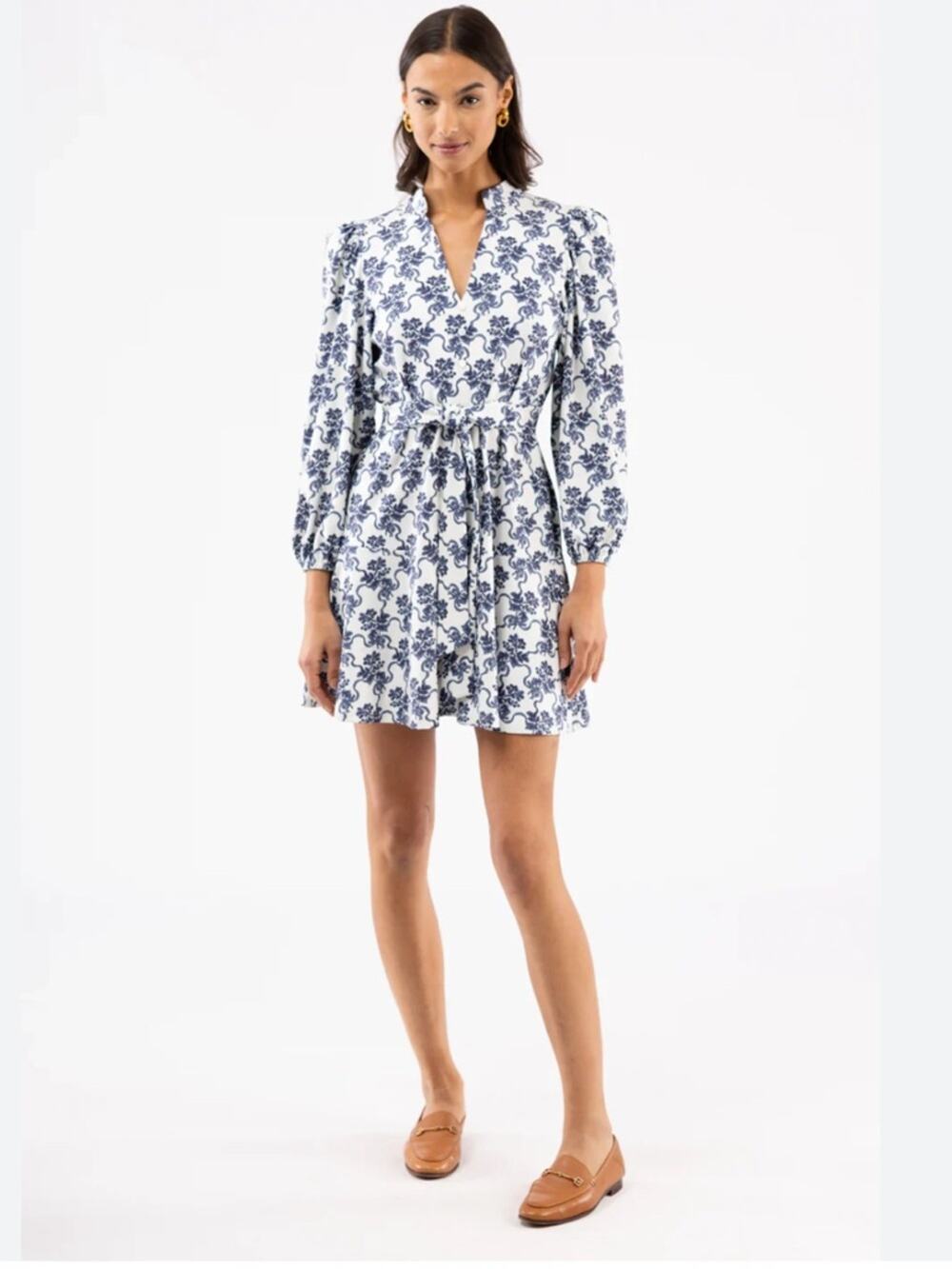 NWT SMITH & QUINN hazel dress in ribbon bouquet navy XL